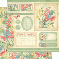 Graphic 45 Flower Market 12x12 Inch Collection Pack (4502558)